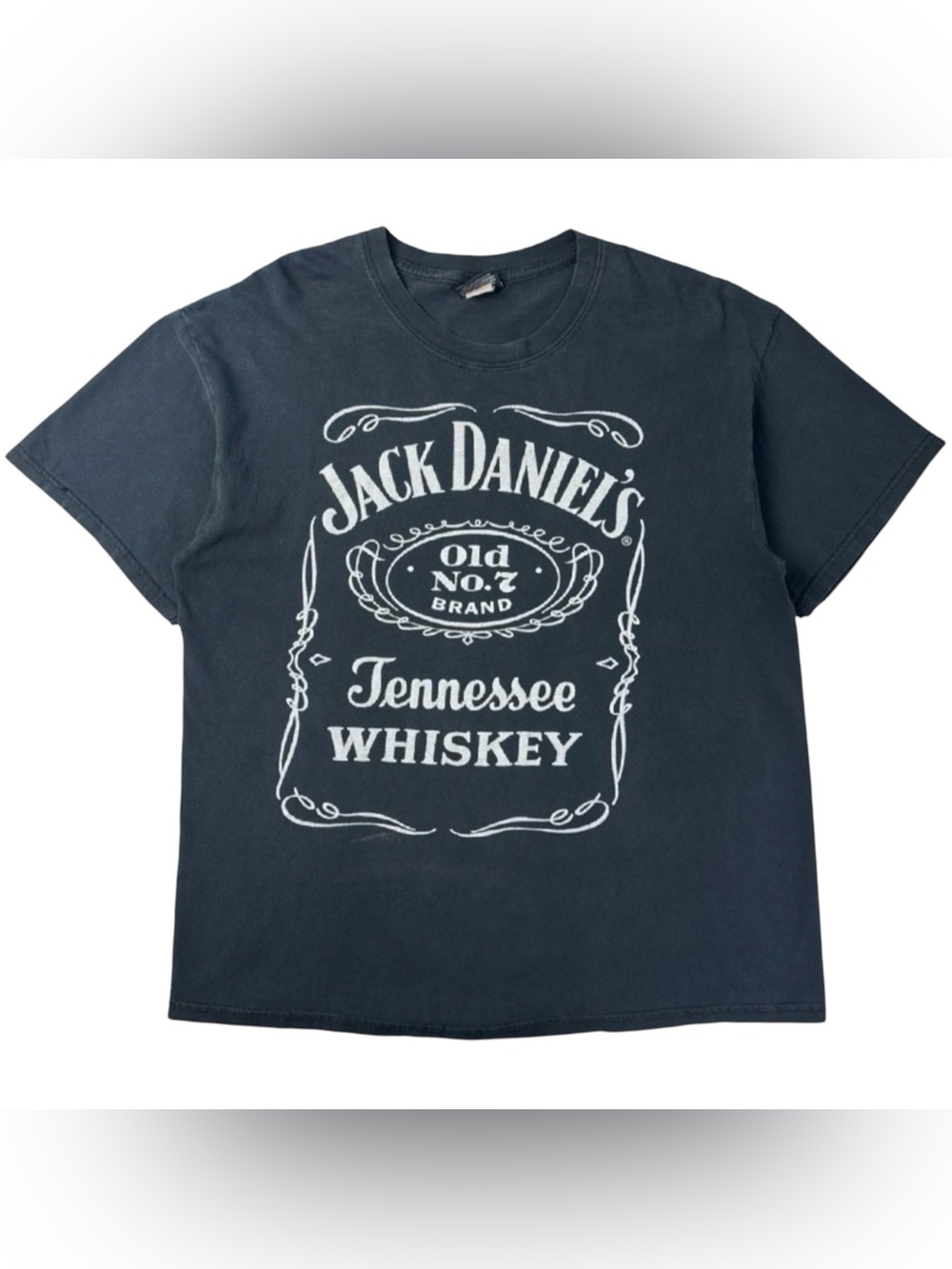 Vintage 2005 Jack Daniel’s Whiskey Liquor Promo T-Shirt Faded Black